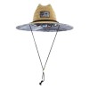 PELAGIC BAJA STRAW SUNHAT OPEN SEAS BLACK