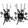 Daiwa PRESSO Rod Stand Alpha 452 Gunmetal | Trout Area Tripod