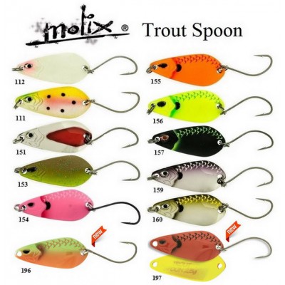 MOLIX TROUT SPOON 2.5 G.