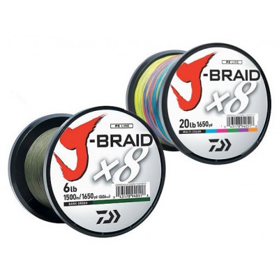 DAIWA J-BRAID MULTICOLOR 1500M.