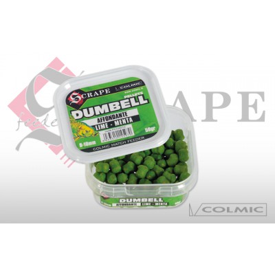 COLMIC SCRAPE DUMBELL AFFONDANTE LIME MENTA 8-10mm.