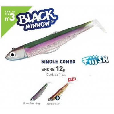 FIIISH BLACK MINNOW 120 SINGLE COMBO SHORE 12G.