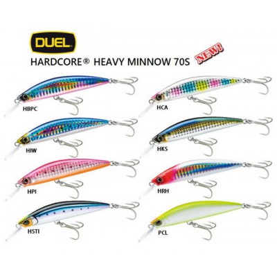 DUEL HARDCORE HEAVY MINNOW 70S