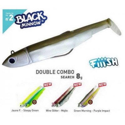 FIIISH BLACK MINNOW 90 DOUBLE COMBO SEARCH 8G.