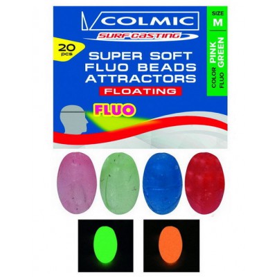 COLMIC SUPER SOFT FLUO BEADS ATTRACTORS FLOATING