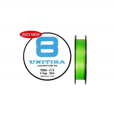 UNITIKA UNIVENTURE X8 CHARTREUSE 150M.