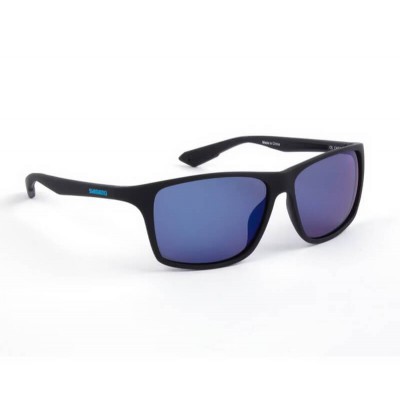 SHIMANO OCCHIALE TECNIUM MATTE BLACK E BLUE MIRROR