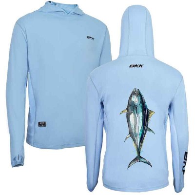 BKK LONG SLEEVE PERFORMANCE SHIRT TUNA LIGHT
