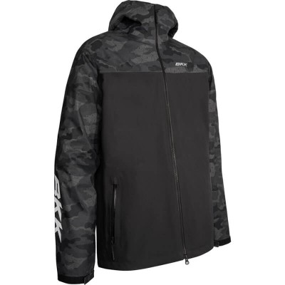 BKK RAIN JACKET BLACK/CAMO