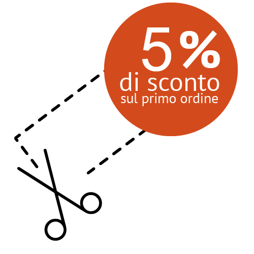 Sconto 5% sul primo ordine