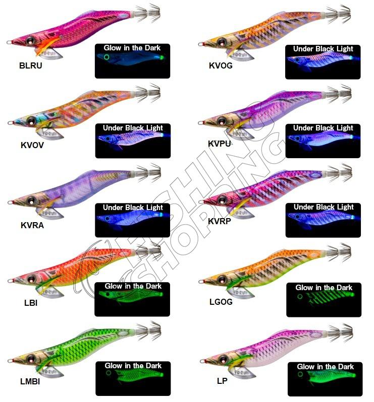 Yo-Zuri Squid Jig Auri-q RS - Leurre Pour Pêche Au Calamar - 4,6 Cm - Rose Lumineux - Hameçons Super Costauds